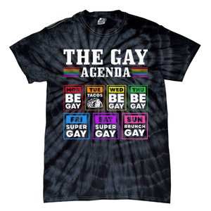 Pride Month The Gay Agenda Lgbtq Tie-Dye T-Shirt