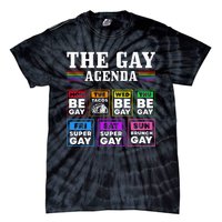 Pride Month The Gay Agenda Lgbtq Tie-Dye T-Shirt