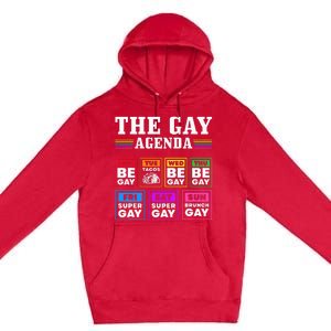 Pride Month The Gay Agenda Lgbtq Premium Pullover Hoodie