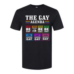 Pride Month The Gay Agenda Lgbtq Softstyle CVC T-Shirt