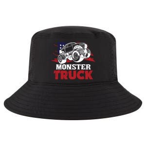 Patriotic Monster Truck With America Cool Gift Cool Comfort Performance Bucket Hat