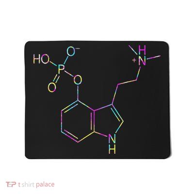 Psilocybin Molecule, Tie Dye, Mycology, Fungi, Mushrooms Mousepad