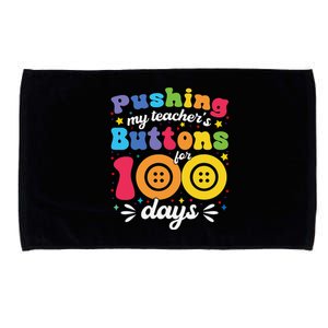 Pushing My TeacherS Buttons For 100 Days 100 Days Of School Microfiber Hand Towel