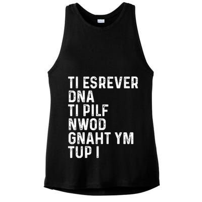 Put My Thang Down Is It Worth It Missy Misdemeanor Flip It & Reverse It Rap 90S Ladies PosiCharge Tri-Blend Wicking Tank