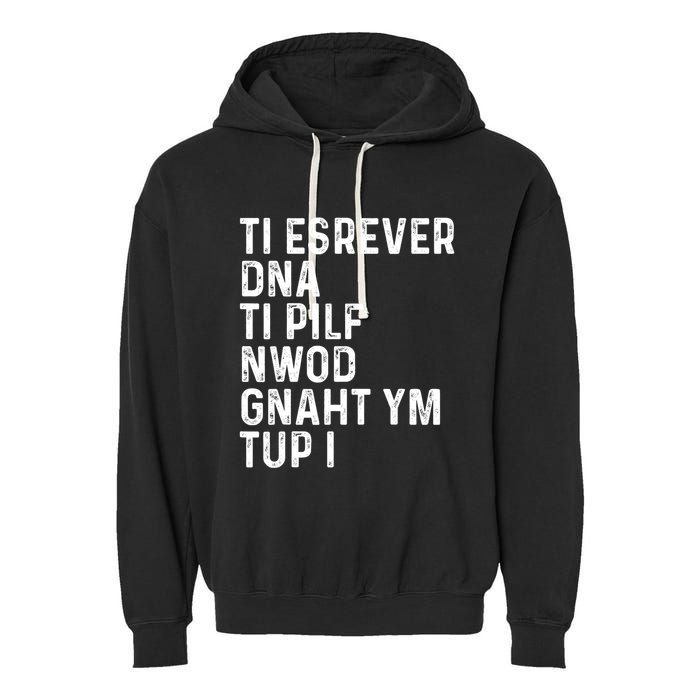 Put My Thang Down Is It Worth It Missy Misdemeanor Flip It & Reverse It Rap 90S Garment-Dyed Fleece Hoodie