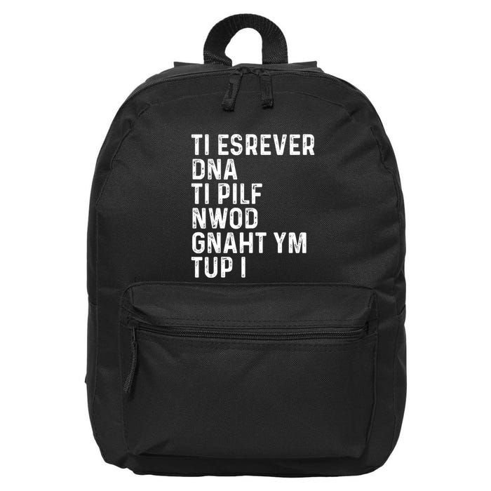 Put My Thang Down Is It Worth It Missy Misdemeanor Flip It & Reverse It Rap 90S 16 in Basic Backpack
