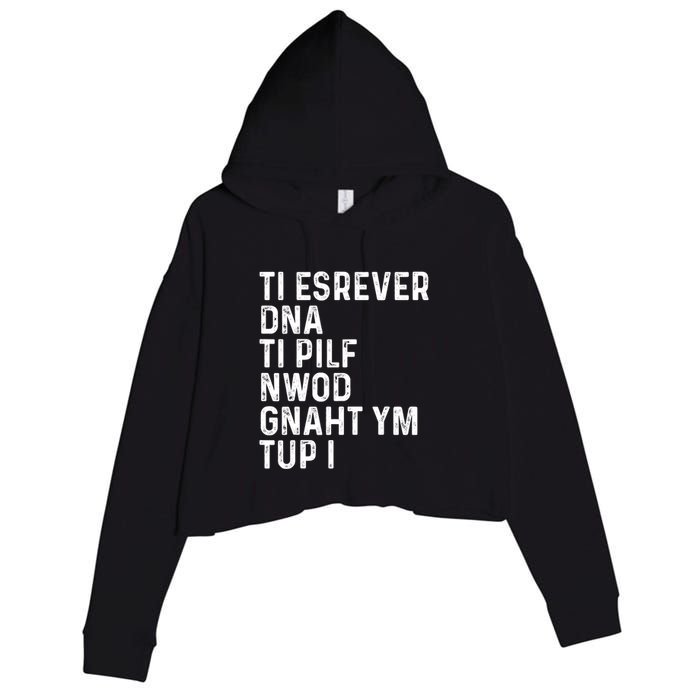 Put My Thang Down Is It Worth It Missy Misdemeanor Flip It & Reverse It Rap 90S Crop Fleece Hoodie