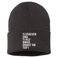 Put My Thang Down Is It Worth It Missy Misdemeanor Flip It & Reverse It Rap 90S Sustainable Knit Beanie