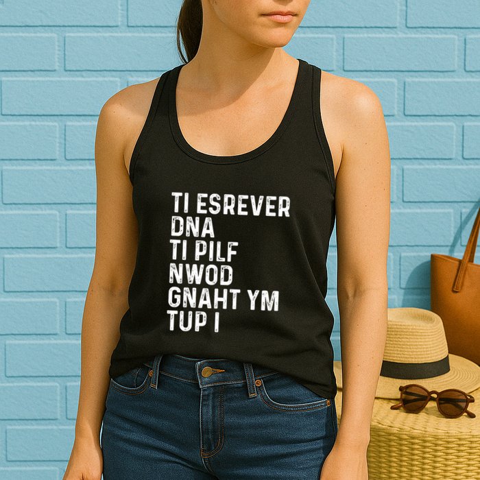 Put My Thang Down Is It Worth It Missy Misdemeanor Flip It & Reverse It Rap 90S Womens Tank Top
