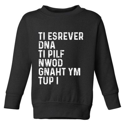 Put My Thang Down Is It Worth It Missy Misdemeanor Flip It & Reverse It Rap 90S Toddler Sweatshirt