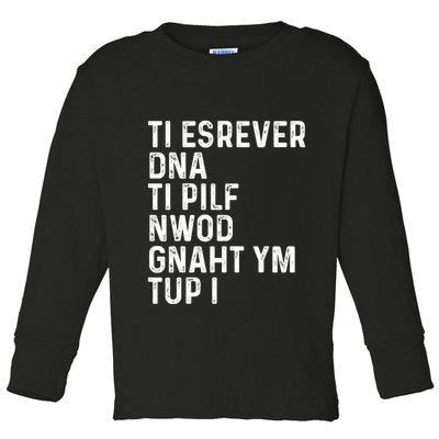 Put My Thang Down Is It Worth It Missy Misdemeanor Flip It & Reverse It Rap 90S Toddler Long Sleeve Shirt