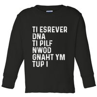 Put My Thang Down Is It Worth It Missy Misdemeanor Flip It & Reverse It Rap 90S Toddler Long Sleeve Shirt
