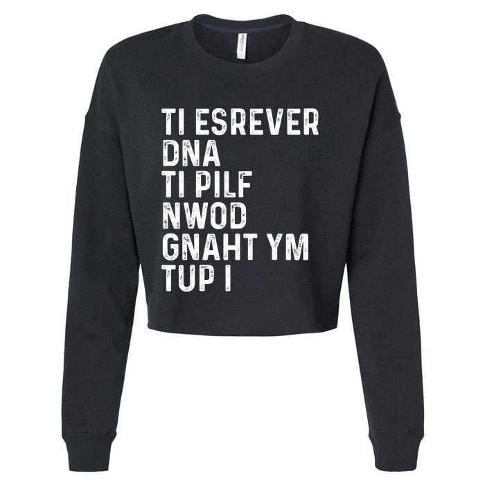 Put My Thang Down Is It Worth It Missy Misdemeanor Flip It & Reverse It Rap 90S Cropped Pullover Crew