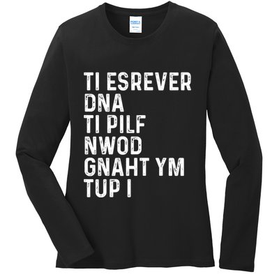 Put My Thang Down Is It Worth It Missy Misdemeanor Flip It & Reverse It Rap 90S Ladies Long Sleeve Shirt