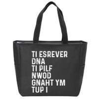 Put My Thang Down Is It Worth It Missy Misdemeanor Flip It & Reverse It Rap 90S Zip Tote Bag