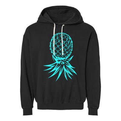 Party Mode Upside Down Pineapple Swinger Vanilla Swapping Great Gift Garment-Dyed Fleece Hoodie