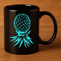 Party Mode Upside Down Pineapple Swinger Vanilla Swapping Great Gift 11oz C Handle Ceramic Mug