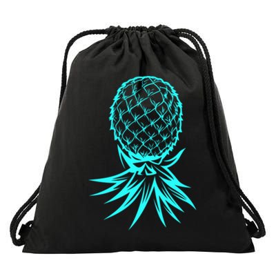 Party Mode Upside Down Pineapple Swinger Vanilla Swapping Great Gift Drawstring Bag