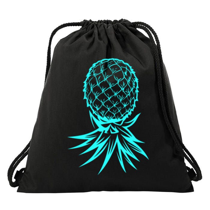 Party Mode Upside Down Pineapple Swinger Vanilla Swapping Great Gift Drawstring Bag
