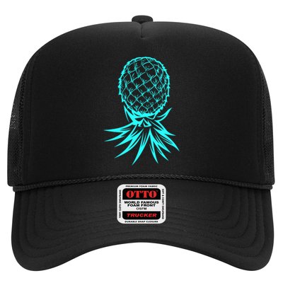 Party Mode Upside Down Pineapple Swinger Vanilla Swapping Great Gift Trucker Hat