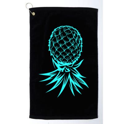 Party Mode Upside Down Pineapple Swinger Vanilla Swapping Great Gift Golf Towel
