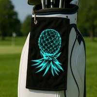 Party Mode Upside Down Pineapple Swinger Vanilla Swapping Great Gift Golf Towel