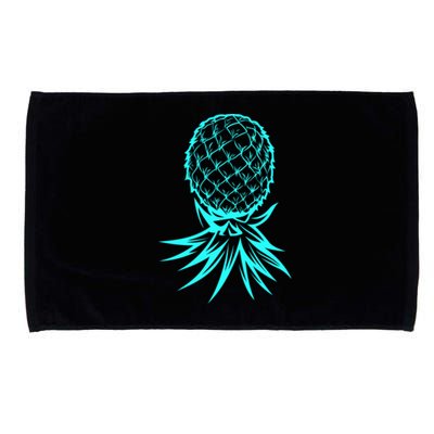 Party Mode Upside Down Pineapple Swinger Vanilla Swapping Great Gift Microfiber Hand Towel
