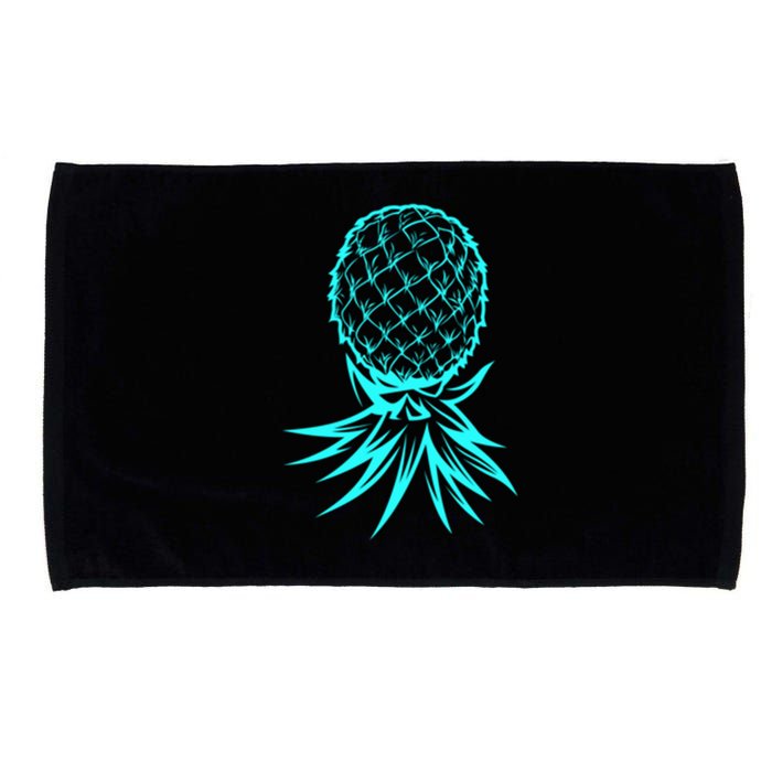 Party Mode Upside Down Pineapple Swinger Vanilla Swapping Great Gift Microfiber Hand Towel