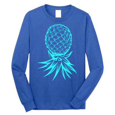 Party Mode Upside Down Pineapple Swinger Vanilla Swapping Great Gift Long Sleeve Shirt