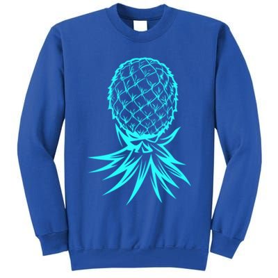 Party Mode Upside Down Pineapple Swinger Vanilla Swapping Great Gift Tall Sweatshirt