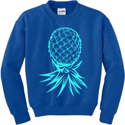 Party Mode Upside Down Pineapple Swinger Vanilla Swapping Great Gift Kids Sweatshirt