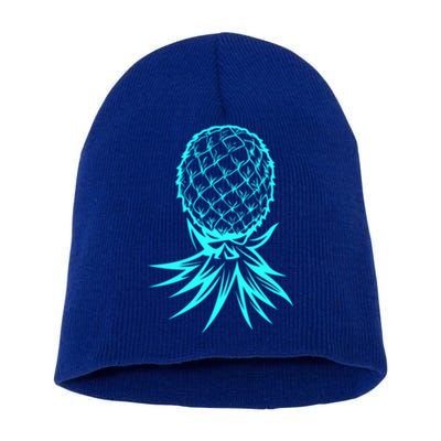 Party Mode Upside Down Pineapple Swinger Vanilla Swapping Great Gift Short Acrylic Beanie