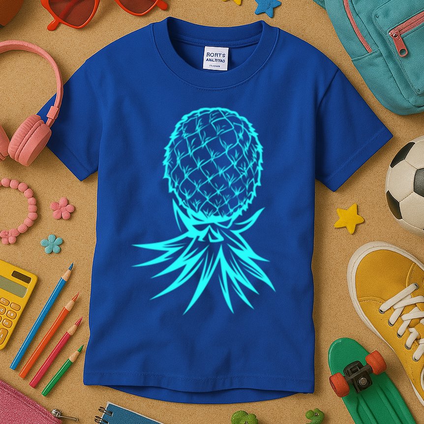 Party Mode Upside Down Pineapple Swinger Vanilla Swapping Great Gift Kids T-Shirt