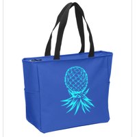 Party Mode Upside Down Pineapple Swinger Vanilla Swapping Great Gift Zip Tote Bag
