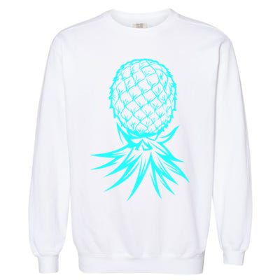 Party Mode Upside Down Pineapple Swinger Vanilla Swapping Great Gift Garment-Dyed Sweatshirt