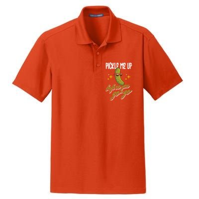 Pickle Me Up Before You Gogo Pickles Lover Cool Gift Dry Zone Grid Polo