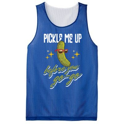 Pickle Me Up Before You Gogo Pickles Lover Cool Gift Mesh Reversible Basketball Jersey Tank