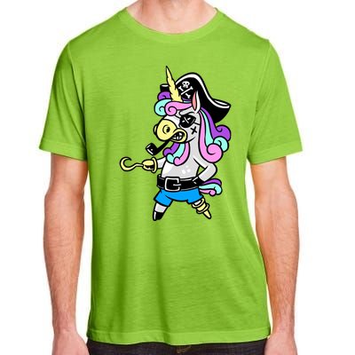 Pirate Magical Unicorn Adult ChromaSoft Performance T-Shirt