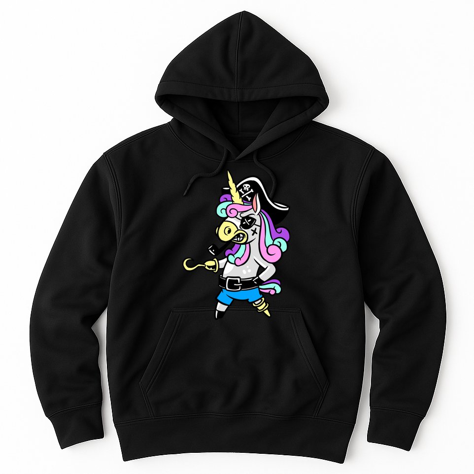 Pirate Magical Unicorn Hoodie
