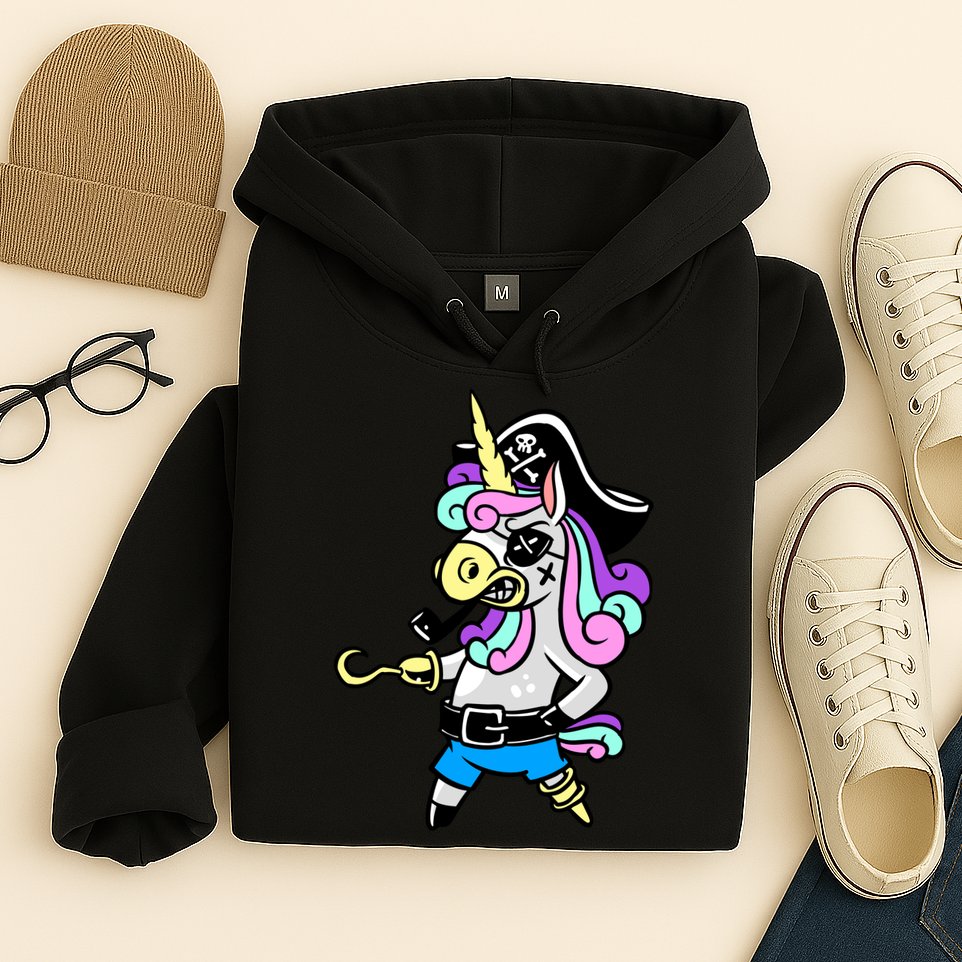 Pirate Magical Unicorn Hoodie