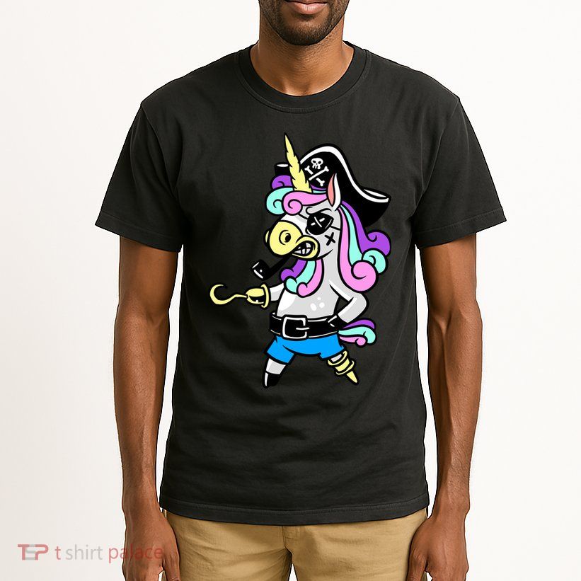 Pirate Magical Unicorn Tall T-Shirt