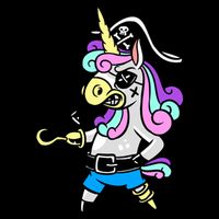 Pirate Magical Unicorn Impact Tech Backpack