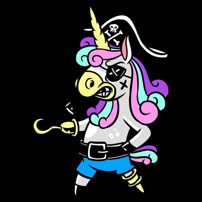 Pirate Magical Unicorn Impact Tech Backpack