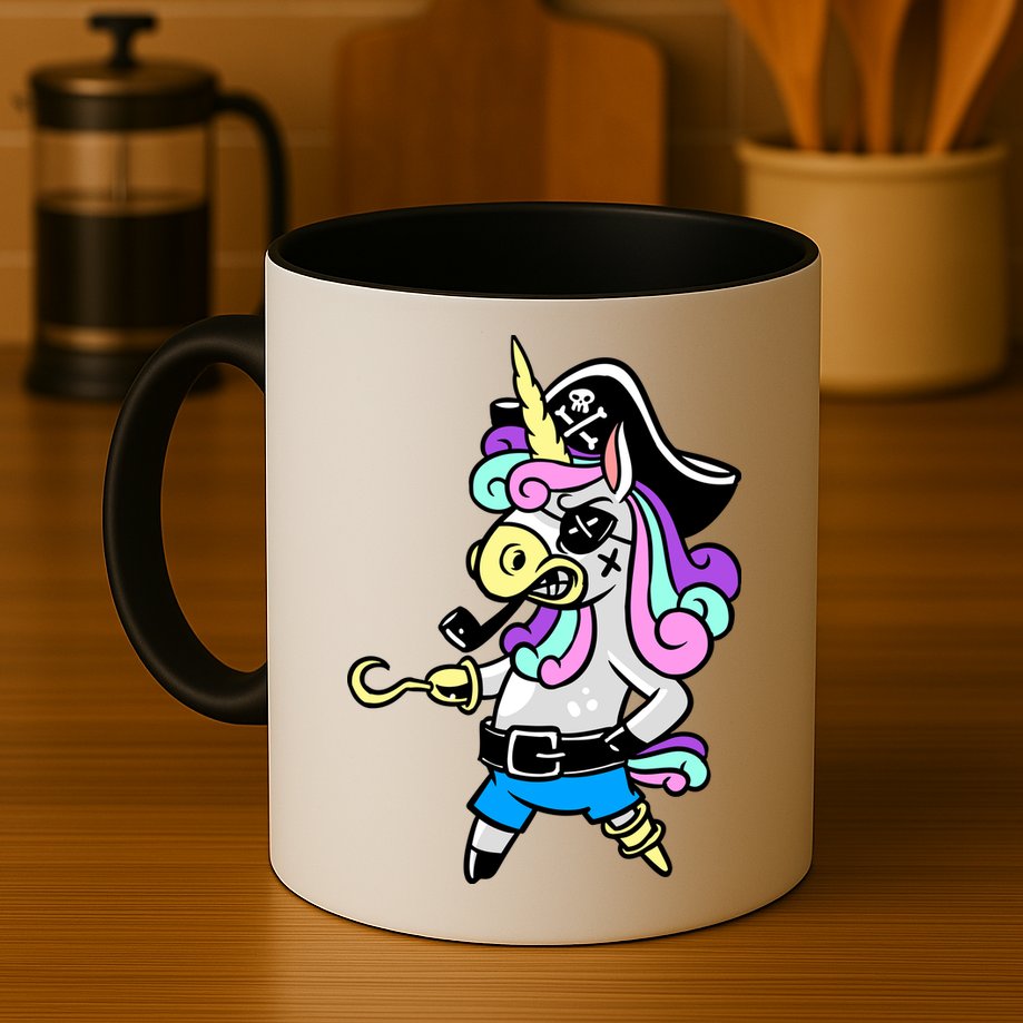 Pirate Magical Unicorn Mug