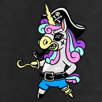 Pirate Magical Unicorn Beanie