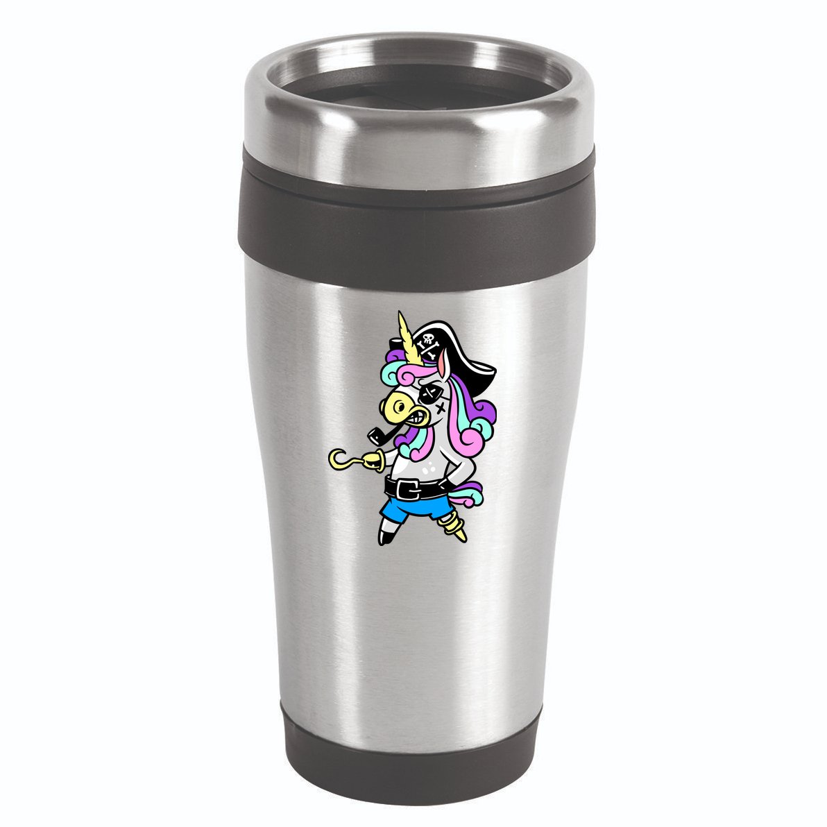 Pirate Magical Unicorn 16oz Travel Tumbler