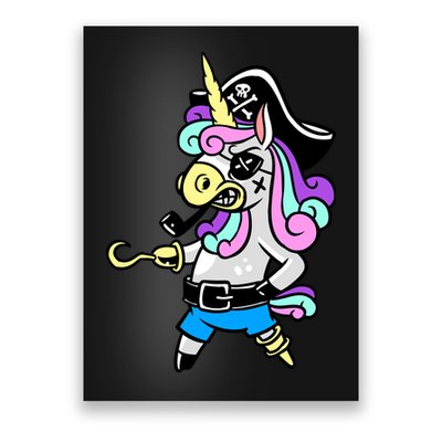 Pirate Magical Unicorn Poster