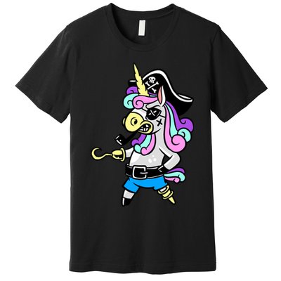 Pirate Magical Unicorn Premium T-Shirt
