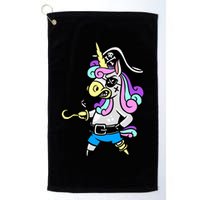 Pirate Magical Unicorn Golf Towel