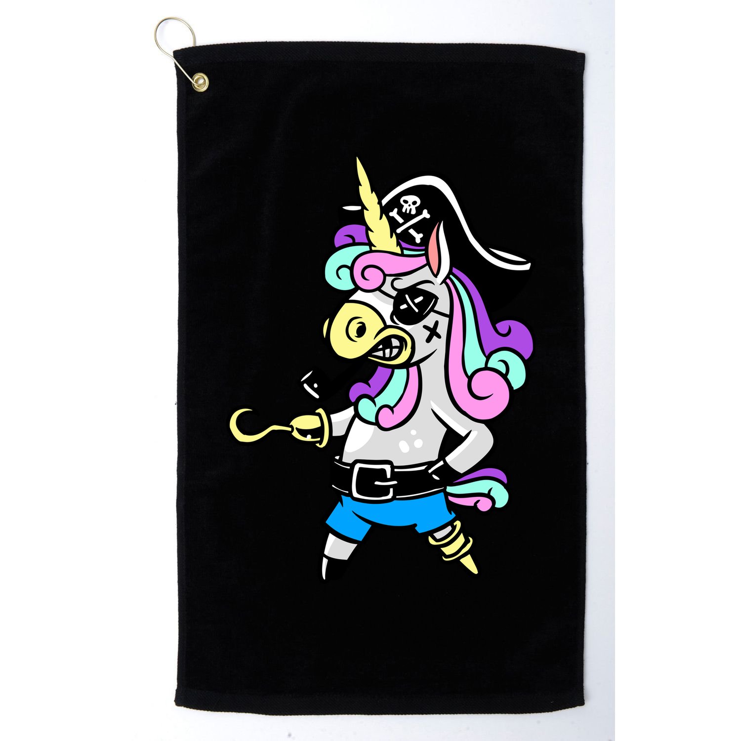 Pirate Magical Unicorn Golf Towel